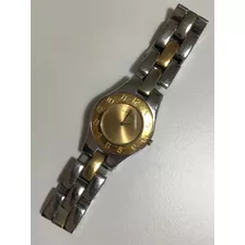 Reloj Suizo Baume & Mercier Dama Baño En Oro 18k No Funciona