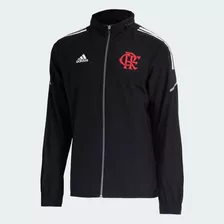 Jaqueta De Chuva Flamengo adidas Capuz Impermeável Ex7849