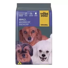 Alimento Three Dogs Senior Razas Pequeñas Y Mini De 15 Kg