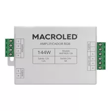 Amplificador Para Tira Led Rgb 10mts Macroled - 12a/144w