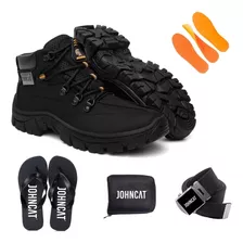 Kit Bota Coturno Adventure Masculino Top John Cat Jdk302