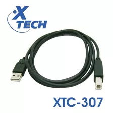 Cable Usb Para Impresora X-tech Xtc307 Color Negro 1.8 M