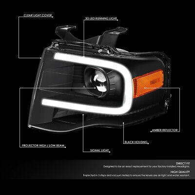 For 07-14 Ford Expedition Front Bumper Led Drl Projecto Spd1 Foto 2