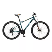 Bicicleta Gt Bicycles Aggressor Expert R29 L 24v Frenos De Disco Hidráulico Cambios Shimano Tourney Color Azul