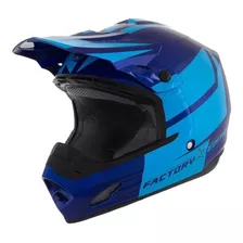 Capacete Para Moto Cross Pro Tork Th1 Factory Edition Azu