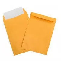 Sobres Manila Carta Color Amarillo Paquete De 100 Unidades