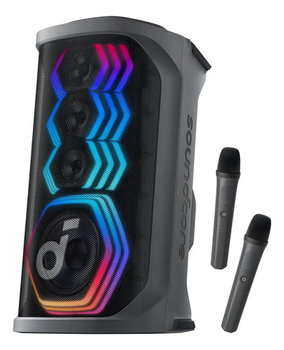 Parlante Bluetooth Soundcore Rave 3s Con 2 Microfonos 200w C Negro 5v