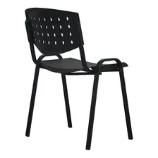 Silla De Escritorio Tisera Gala Fija Plástica S29 Ergonómica Negra