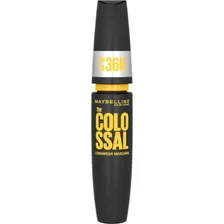 Máscara De Pestañas Colossal 36hr Waterproof Maybelline Color Negro