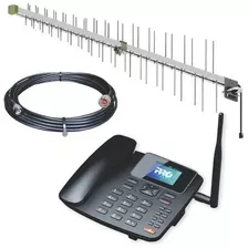 Kit Celular Rural Wi-fi 3g/4g + Antena + Cabo 10m