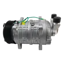 Compressor Valeo Seltec Original Tm16 8pk 24v Saida Vertical