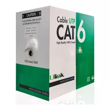 Rollo 100 Mts De Cable De Red Utp Cat 6 - Xd Store