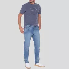 Calça Masculina Jeans Skinny Algodão Elastano Jeans Oyhan