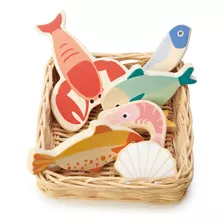 Alimento Madera Mariscos Juguete Infantil -tender Leaf Toys