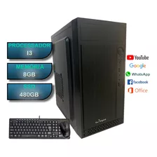 Cpu Intel Core I3 8gb Hd 500gb Mouse E Teclado