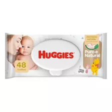 Lenço Umedecido Puro E Natural 48 Unidades Huggies