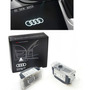Par De Emblemas Audi Sline Metal Autoadherible Plata Matte 