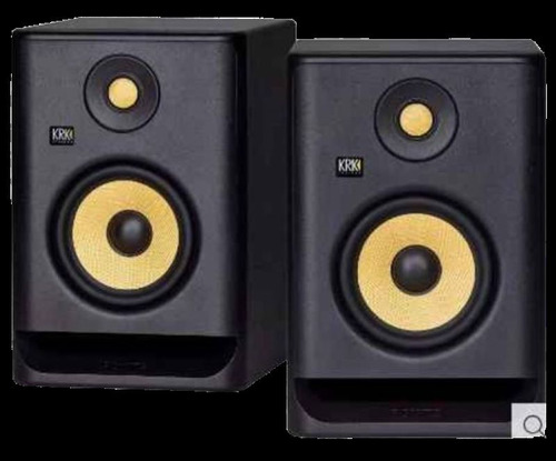 Monitores De Estudio Activos Krk Rp5g4 Color Negro Par