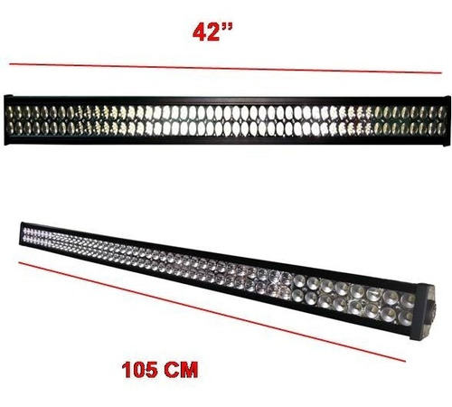 Barra 80 Leds 42in 105cm Con Bases Hilux Np300 Ranger L200 Foto 2