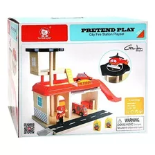 City Fire Station Playset Estación De Bomberos Top Bright