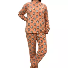 Pijama De Soft Quentinho Conjunto Inverno Adulto