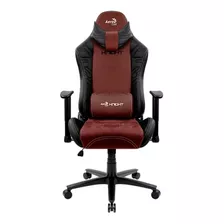 Cadeira De Escritório Aerocool Knight Gamer Ergonômica Vermelha Com Estofado De Aerosuede