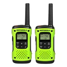 Radio Frs Motorola Talkabout T600 Con Linterna, 14 Canales Bandas De Frecuencia Frs 462-467 Mhz En Frecuencia Ultra Alta, Banda Uhf Color Verde Lima