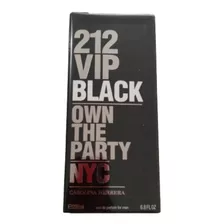 Perfume 212 Vip Black Men Carolina Herrera Edp 200ml