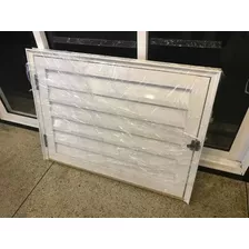 Porta Abrigo Alçapão 70x80 Ventilada Com Furos Branco