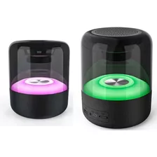 Parlante Portatil Recargable Bluetooth Con Luz Led Usb Radio