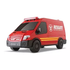 Carrinho Infantil Van Supervan Resgate - Roma Brinquedos