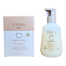 Kit Eudora Baby Shampoo + Sabonete Em Barra 2x80g