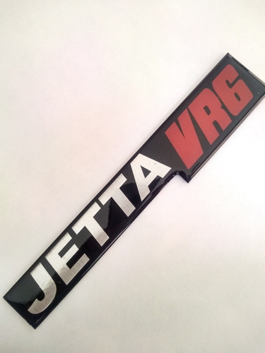 Emblema Letra Jetta Vr6 A2 A3 A4 Volkswagen 1987 Al 2007 Foto 4