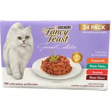  Purina Fancy Feast Gato Gourmet Collection 24 Sobres 85 Gr