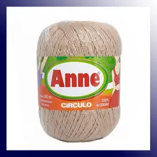 Fio Anne 500m Linha Círculo Tricô Crochê Escolha Cor