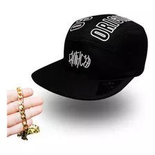 Boné Anth Co Aba Reta 5 Panel Streetwear Corrente Italiana