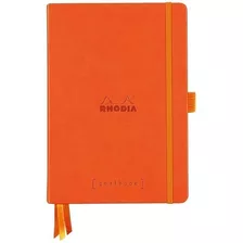 Cuaderno Rhodia Tapa Dura-para Bullet Journal A5 Mandarina