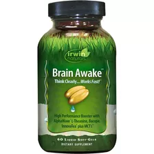 Irwin Brain Awake X 60 Cap Gel - Unidad a $2000