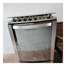 Fogão 4 Bocas Piso Electrolux 56stx Timer Celebrate Inox 