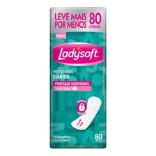 Protetor Diário Ladysoft 80 Unids