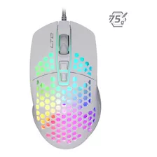 Mouse Gaming Ltc Pit Hm-001 Rgb 6400dpi 6 Botones Blanco