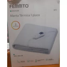 Manta Termica Electrica Femmto Calienta Cama 1plza 3 Niveles