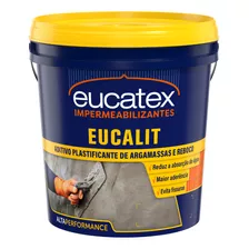 Aditivo Impermeabilizante Eucalit 3,6lts Concreto Argamassa