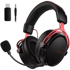 Auricular Gamer Inalambrico Mpow Air 2.4g Ps4 Ps5 No Hyperx Color Rojo