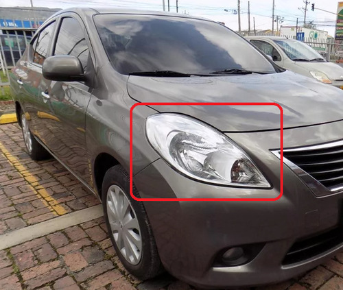Farola Nissan Versa 2012 - 2015 Derecha Foto 7
