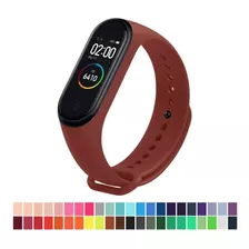 Pulseira Colorida Silicone Compatível Com Xiaomi Mi Band 3/4