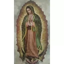 Litografía De Virgen De Guadalupe 56x86cm Alta Fotografia