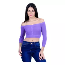 Blusa Capricho Collection Ombliguera Tejido T-1400