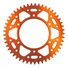 Corona Ktm Husq 125 A 890 49d 520 Jta897 Aluminio Zf Naranja