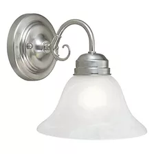 Lámpara Pared Satin Nickel 1 Luz